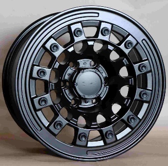 Canyon X258 Matte Black alloy wheel
