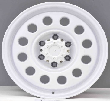 Overland X234 White alloy wheel