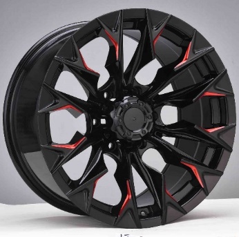 Overland X370 Gloss Black alloy wheel