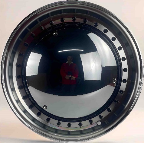 Rampage R024 Black Machined Face alloy wheel