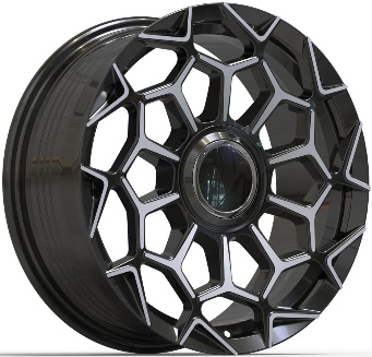 Bullion V465 Black Machined Face alloy wheel