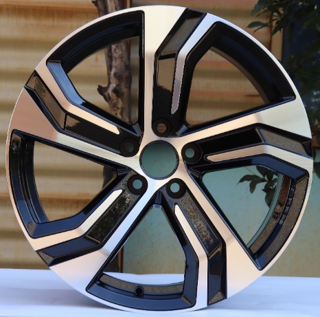 Ardent S215 Black Machined Face alloy wheel