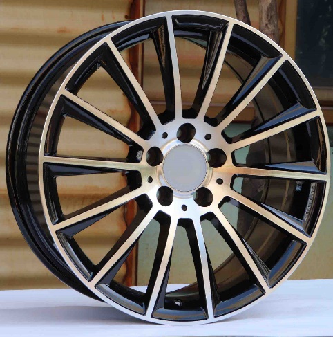 Cosmo S125 Gunmetal Machined Face alloy wheel