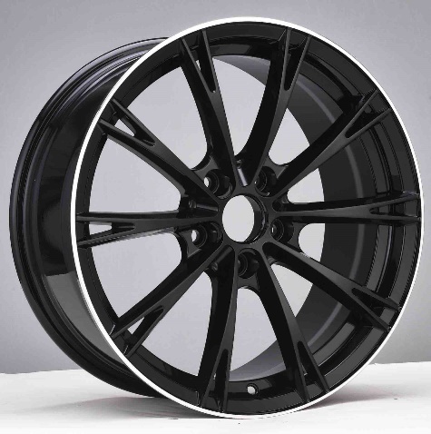 Crest S006 Black Machined Face alloy wheel