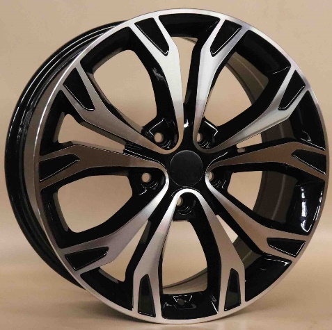 Crest S946 Black Machined Face alloy wheel
