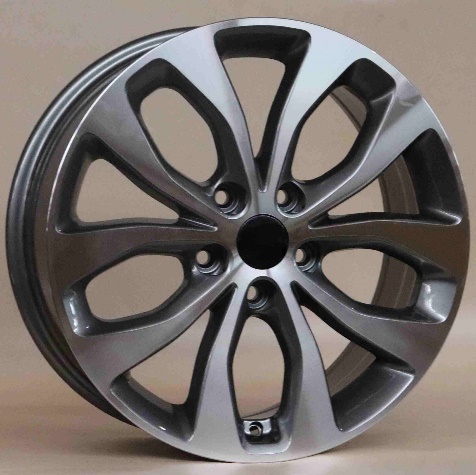 Lumen S812 Gunmetal Machined Face alloy wheel