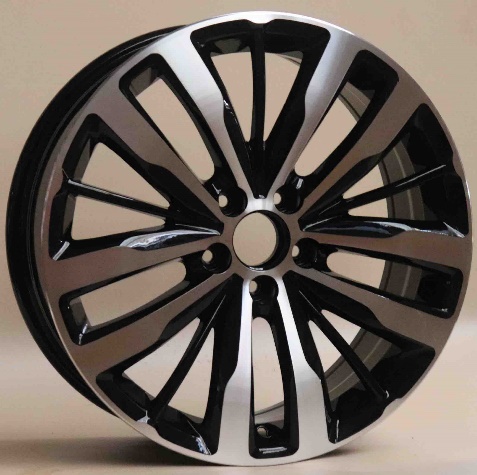 Lumen S824 Black Machined Face alloy wheel
