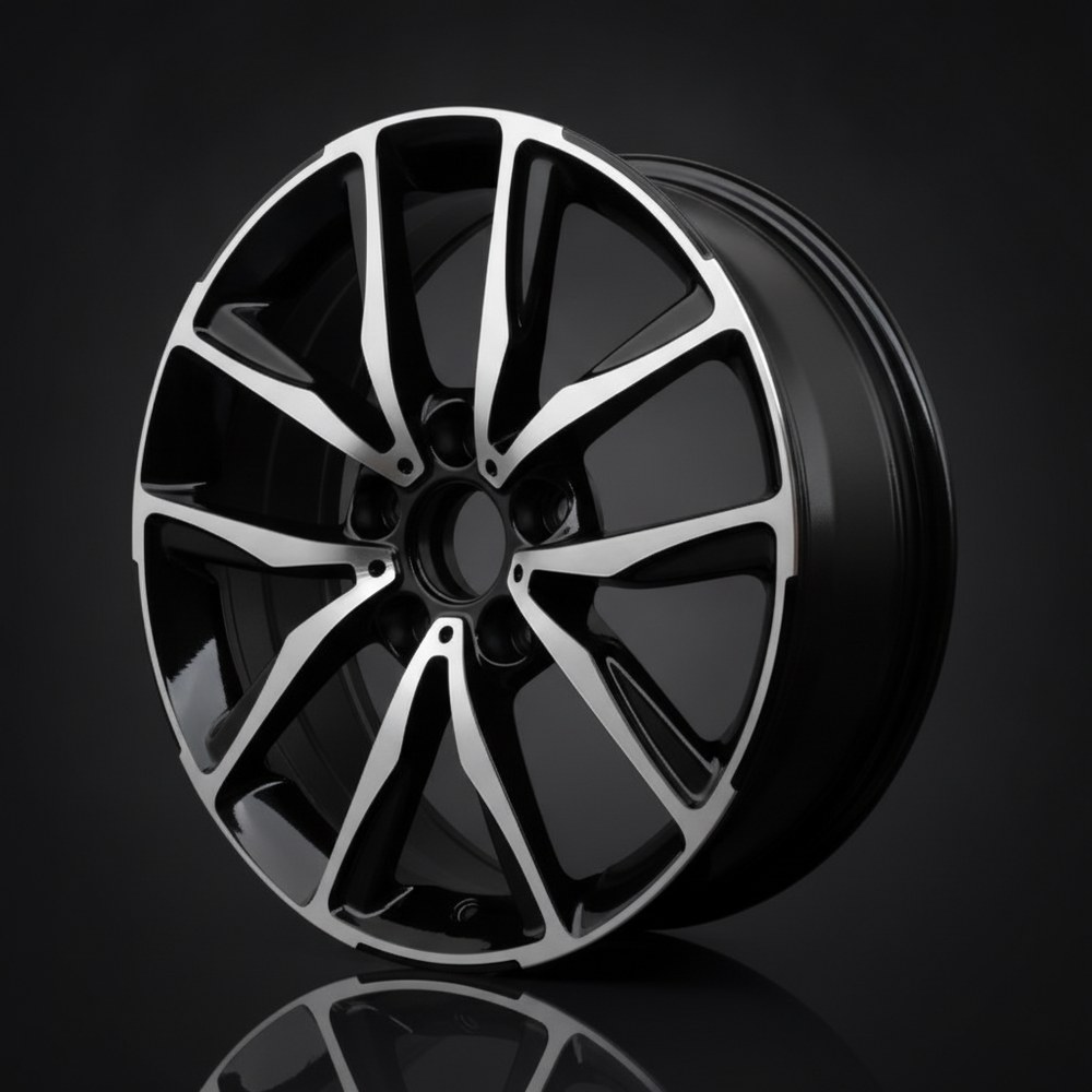 Mirage S890 Black Machined Face alloy wheel