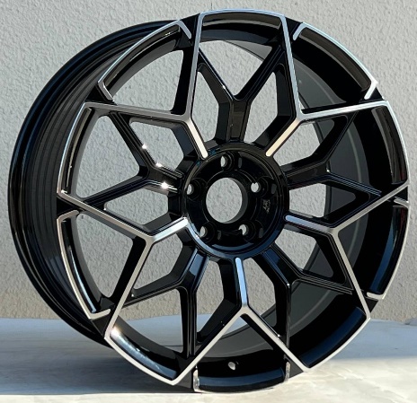 Nova S213 Black Machined Face alloy wheel