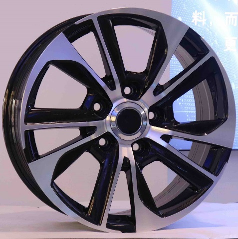 Quartz S078 Black Machined Face alloy wheel