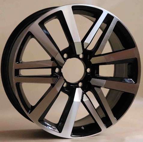 Sable S326 Black Machined Face alloy wheel